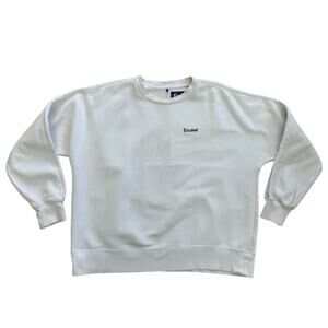 Etudes Studio Crew Neck Sweatshirt Small Logo White Men’s M